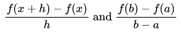 Difference Quotient Formula Calculator Examples