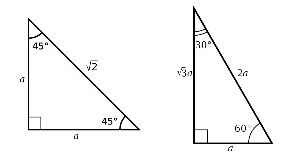 Special Right Triangles Sss a Examples Included