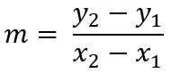 slope formula