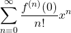 maclaurin series formula